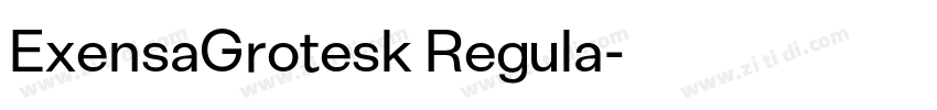 ExensaGrotesk Regula字体转换 ExensaGrotesk Regula字体转换